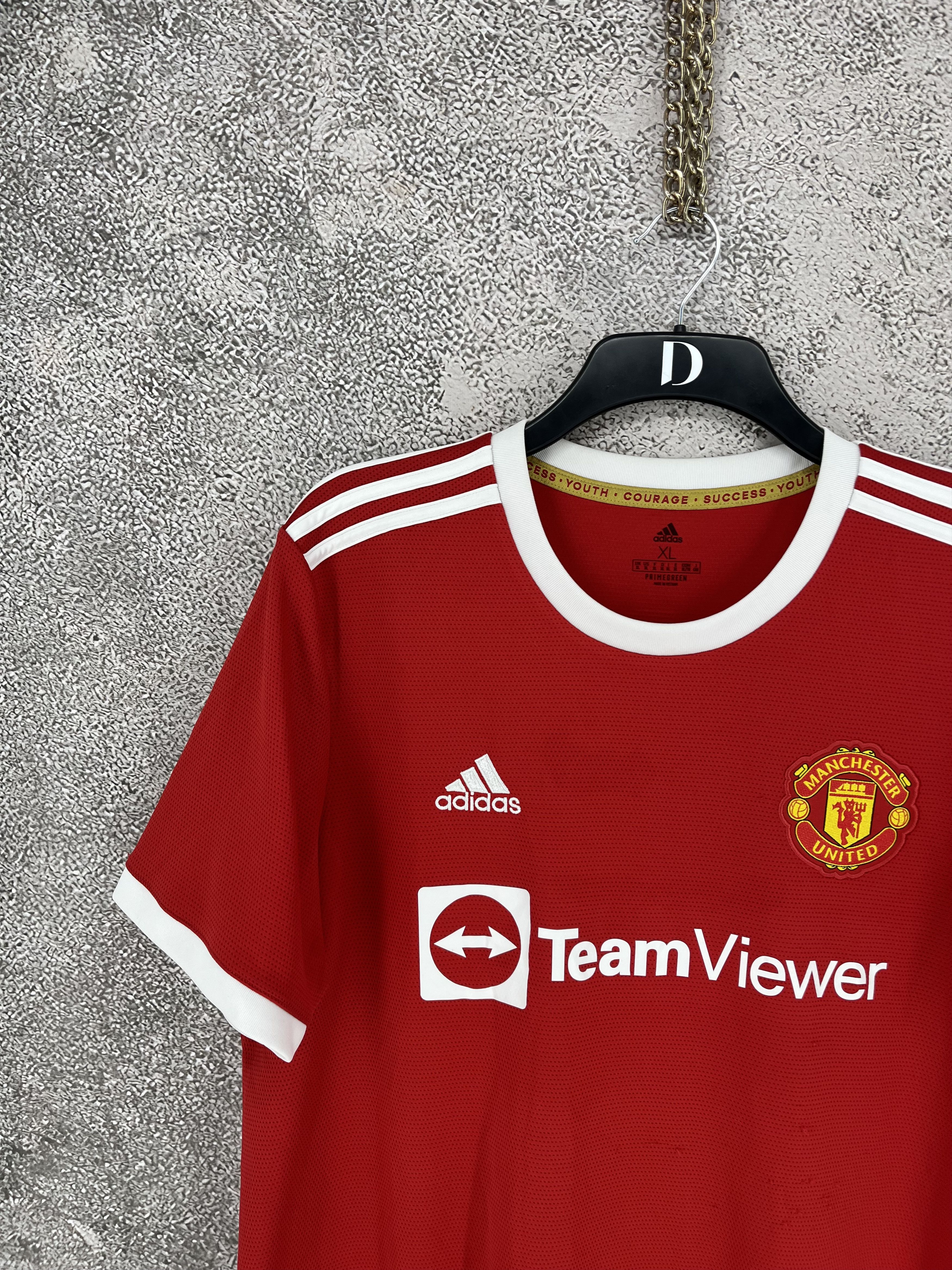 Adidas RARE Manchester United Adidas Home Football Soccer Jersey Size US XL / EU 56 / 4 - 4 Thumbnail