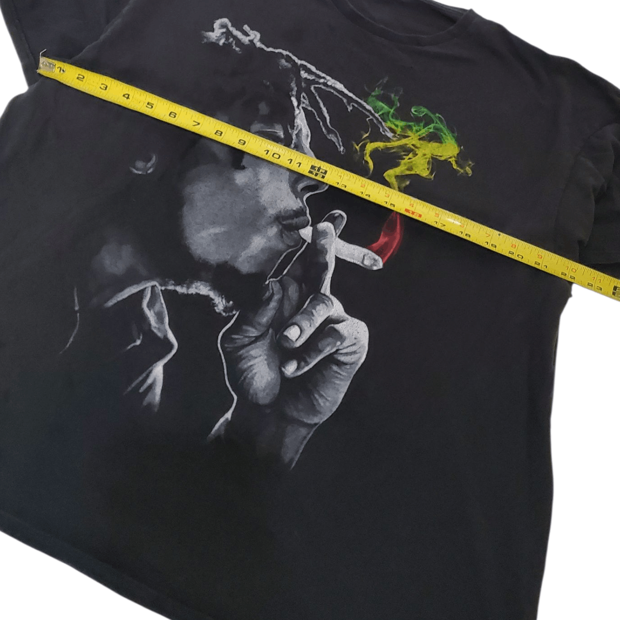 Vintage Bob Marley Smoking T-Shirt Size US L / EU 52-54 / 3 - 4 Thumbnail
