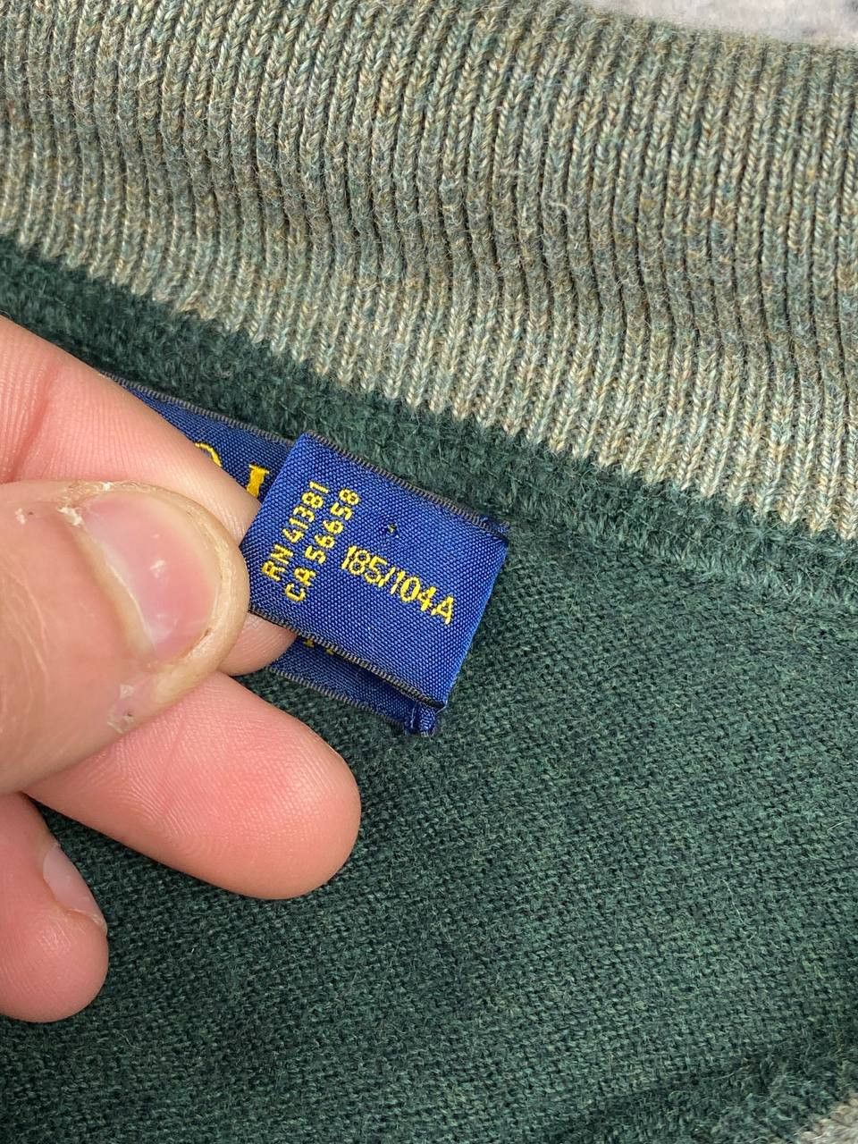 Polo Ralph Lauren Polo Ralph Lauren 1/4 Zip Sweatshirt Size US XL / EU 56 / 4 - 4 Thumbnail