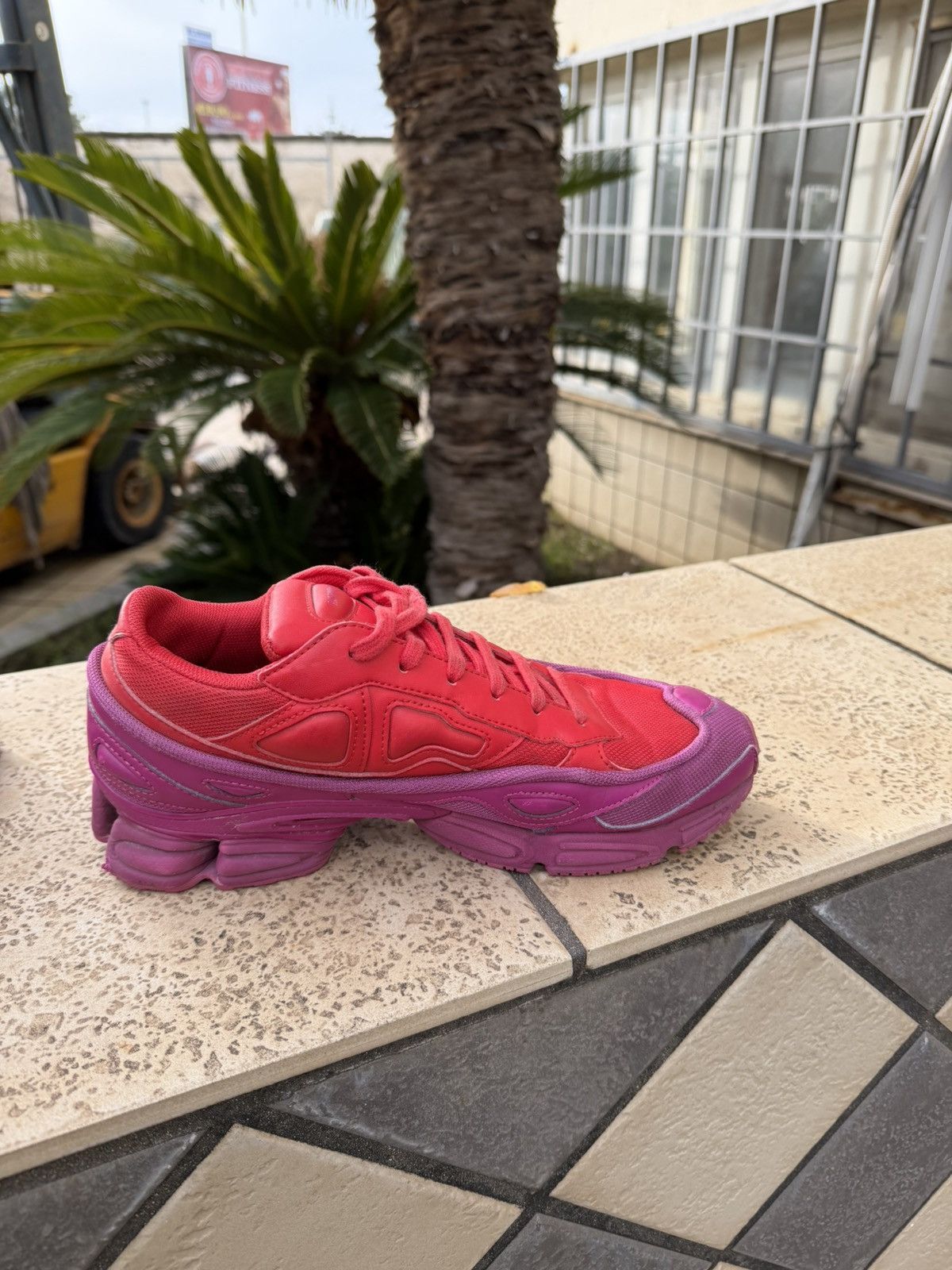 Adidas × Raf Simons Raf Simons x Adidas Ozweego Glory Collegiate Red Shoes Size US 8.5 / EU 41-42 - 5 Thumbnail