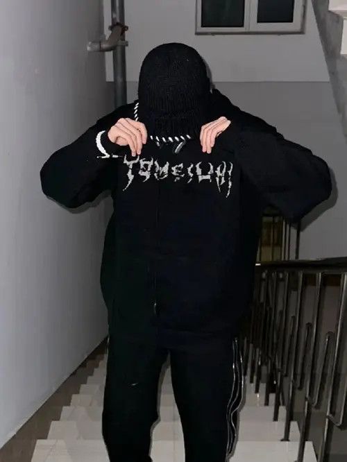 Other Slouchy Hooded Sweater Size US L / EU 52-54 / 3 - 2 Thumbnail