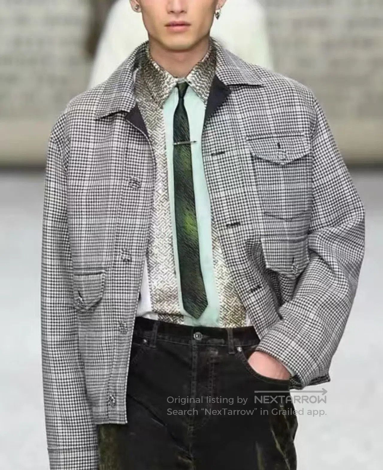 Dior Dior Houndstooth Men's Jacket. Size US S / EU 44-46 / 1 - 6 Thumbnail