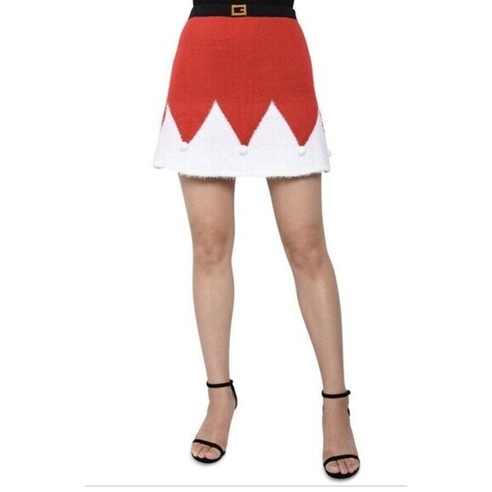 & Other Stories Planet Gold Holiday Christmas skirt junior size XL A000372 Size 22" - 1 Thumbnail