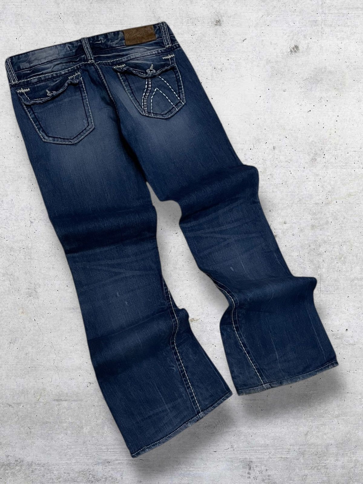 Japanese Brand VINTAGE BUCKAROO CRAFTED JAPAN DESIGNER 90S FLARED CUT DENIM Size US 30 / EU 46 - 9 Thumbnail