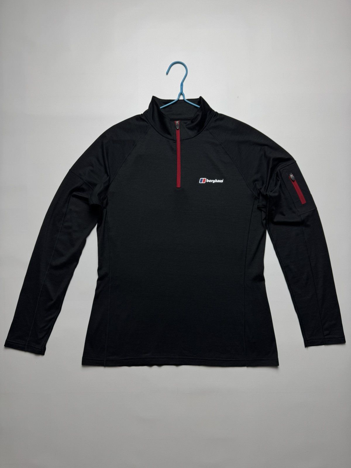 Berghaus Berghaus Quarter Zip Tech Fleece with Arm Pocket / Gorpcore Size US M / EU 48-50 / 2 - 1 Thumbnail