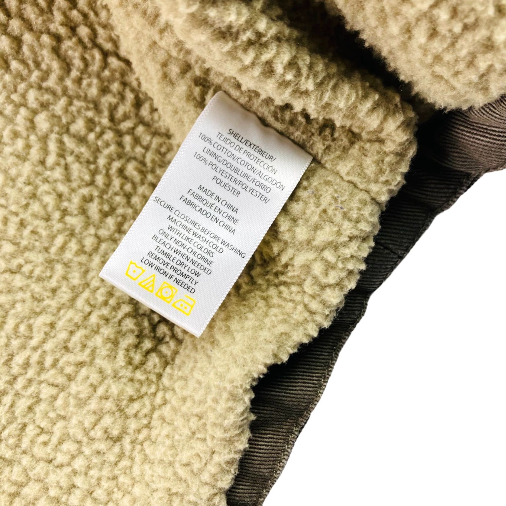 Vintage Wolverine Vest Men's Cotton Polyester Fur Sherpa Canvas Brown XL Size US XL / EU 56 / 4 - 4 Thumbnail