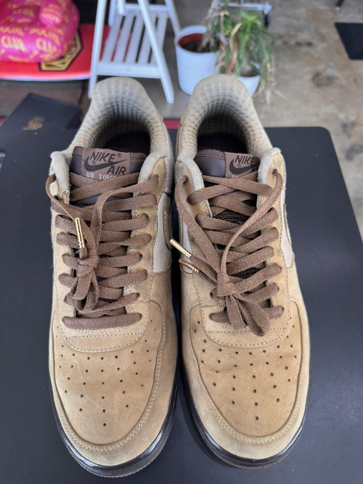 Nike Nike Air Force 1 Low Tweed Light Bone Size 12 Size US 12 / EU 45 - 2 Thumbnail