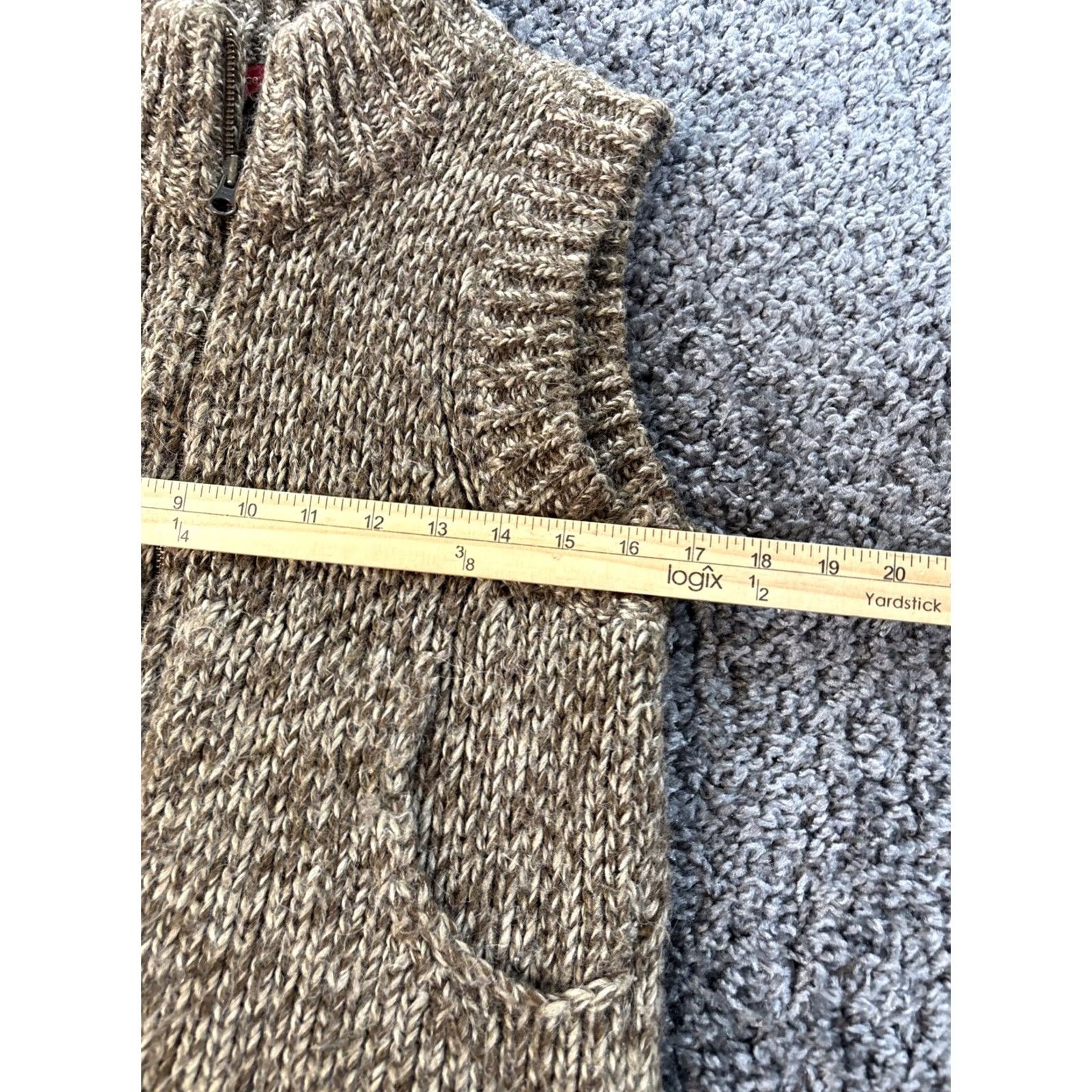 Vintage VINTAGE Sundance Vest Women S Mohair Knit Full Zip 90s Brown Size S / US 4 / IT 40 - 3 Thumbnail