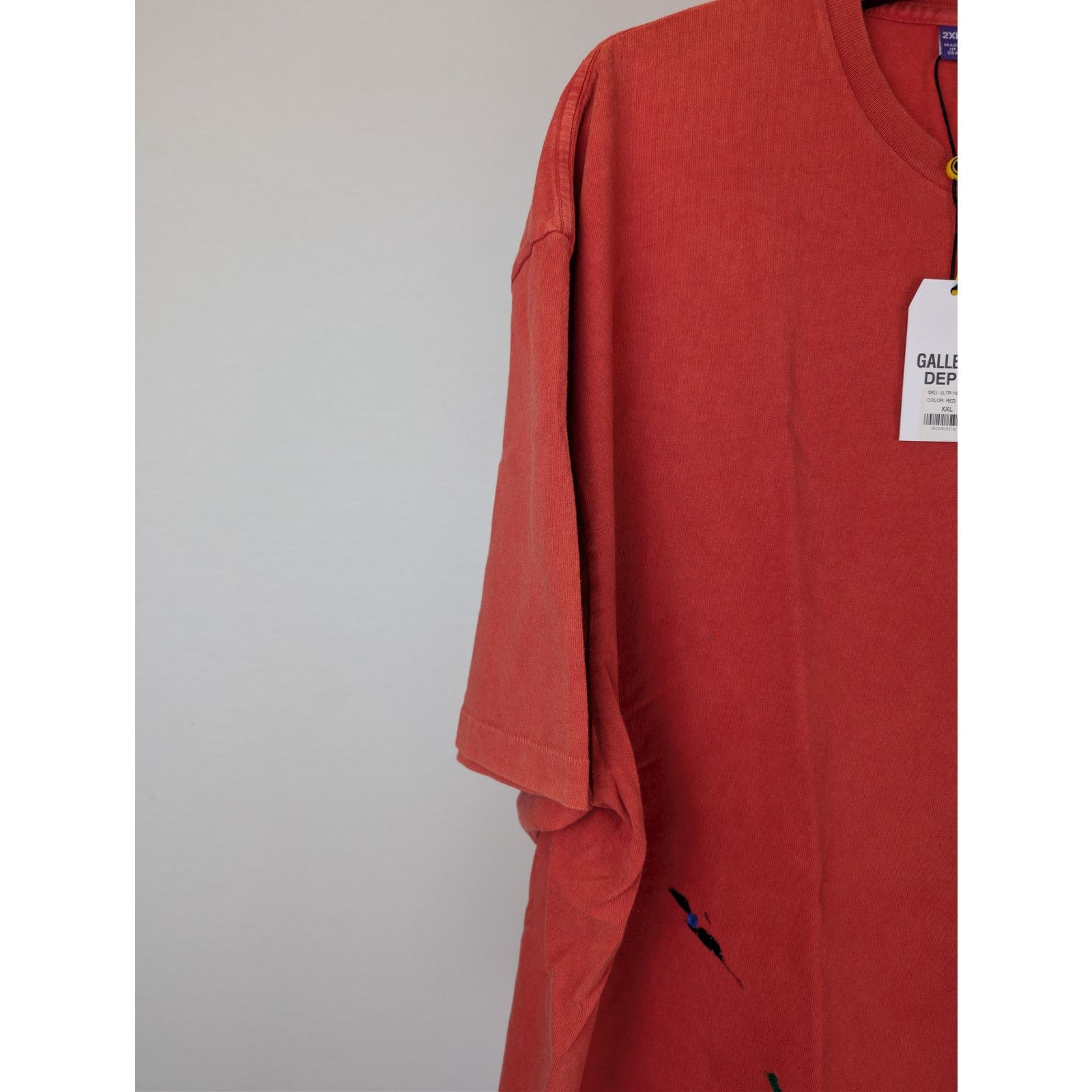 Gallery Dept. o1rshd1 Vintage Logo Painted Tee Shirt in Red Size US XXL / EU 58 / 5 - 6 Thumbnail