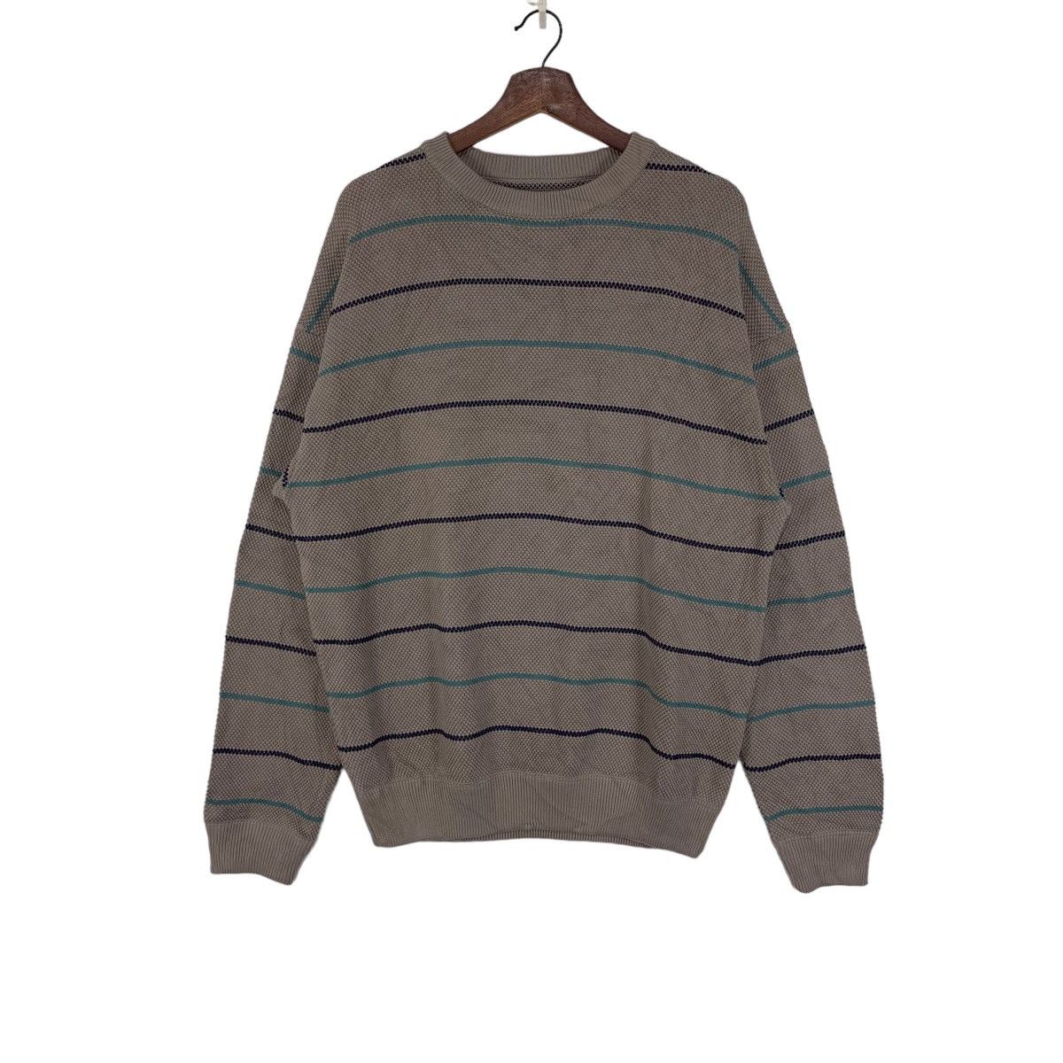 Japanese Brand Crepuscule Stripes Knit Jumper Sweatshirt Made In Japan Size US M / EU 48-50 / 2 - 1 Thumbnail