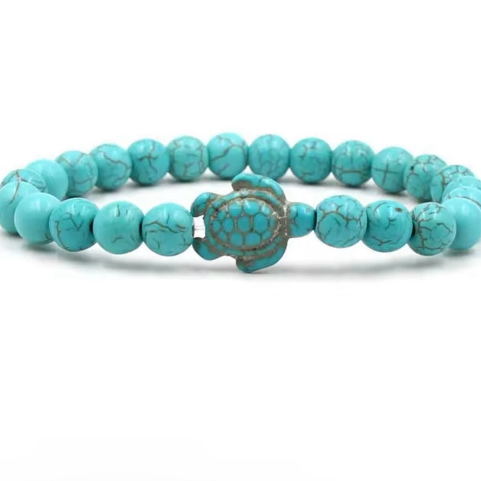 Other Turquoise Sea Turtle Beaded Bracelet for Man and Women Size ONE SIZE - 1 Thumbnail