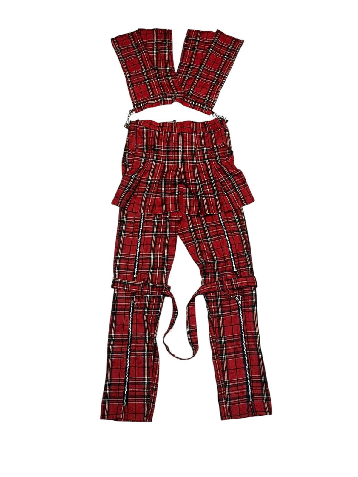 Japanese Brand 🔥Tartan Bondage Punk Checkered Seditionaries Pants Size US 30 / EU 46 - 13 Thumbnail