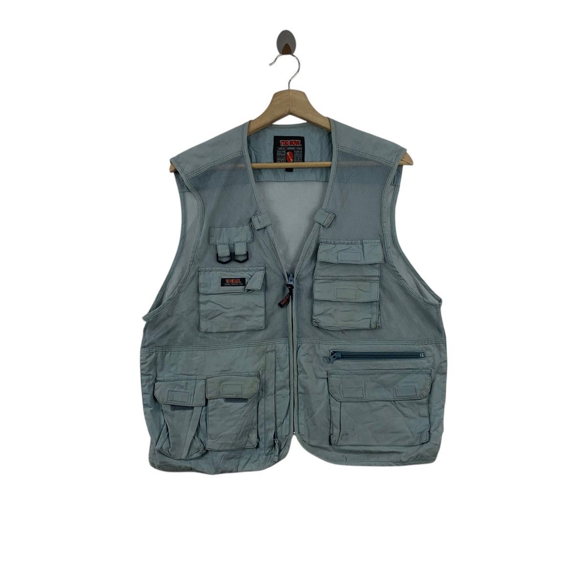 Japanese Brand TOO NOW Japanese Brand Multi Pockets Fishing Tactical Vest Size US L / EU 52-54 / 3 - 1 Thumbnail