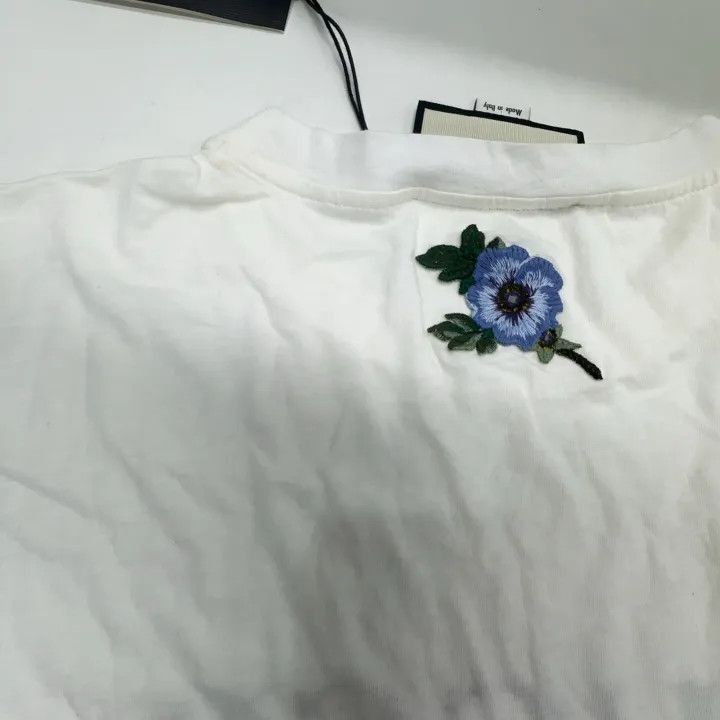 Gucci Gucci Logo Print White T-Shirt for Women-2507 Size M / US 6-8 / IT 42-44 - 3 Thumbnail