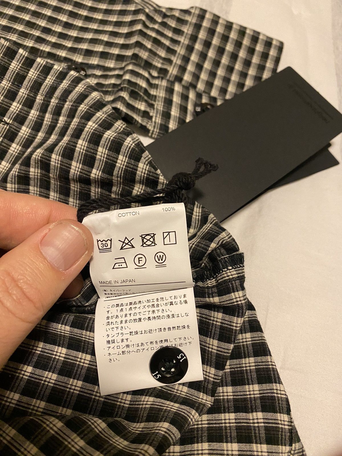 Neighborhood Neighborhood Japan Gingham Hombre Check Shirt XL NWT Size US XL / EU 56 / 4 - 13 Thumbnail