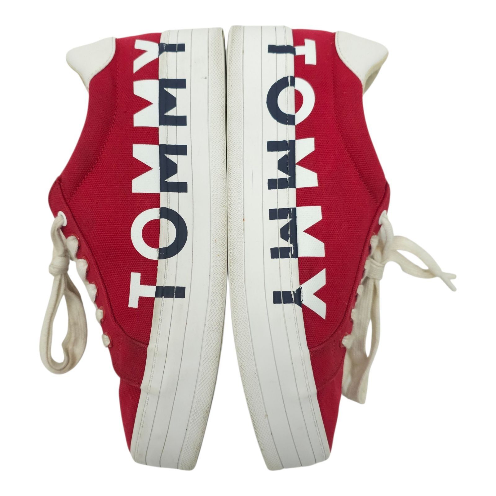 Tommy Hilfiger Tommy Hilfiger Platform Sneakers 8 M Canvas Chunky Y2K Size US 8 / IT 38 - 9 Thumbnail