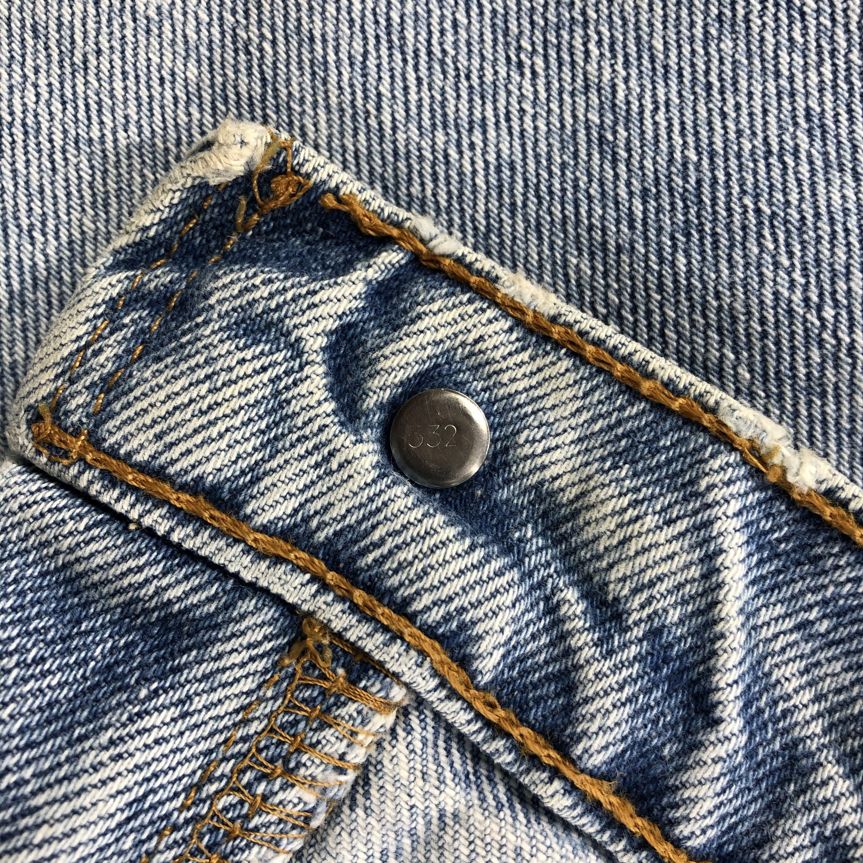 Levi's 90s Vintage Blue Wash Levis 550 Jeans-J1465 Size US 34 / EU 50 - 11 Thumbnail
