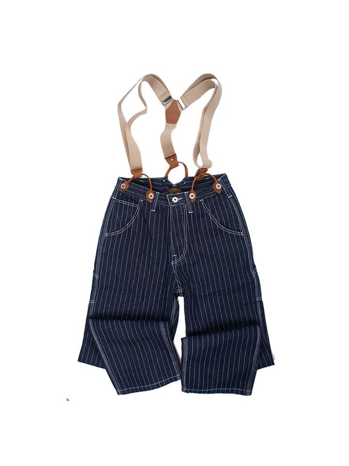 Japanese Brand Vintage Wide Leg Loose Bib Pants Size US 29 - 1 Thumbnail