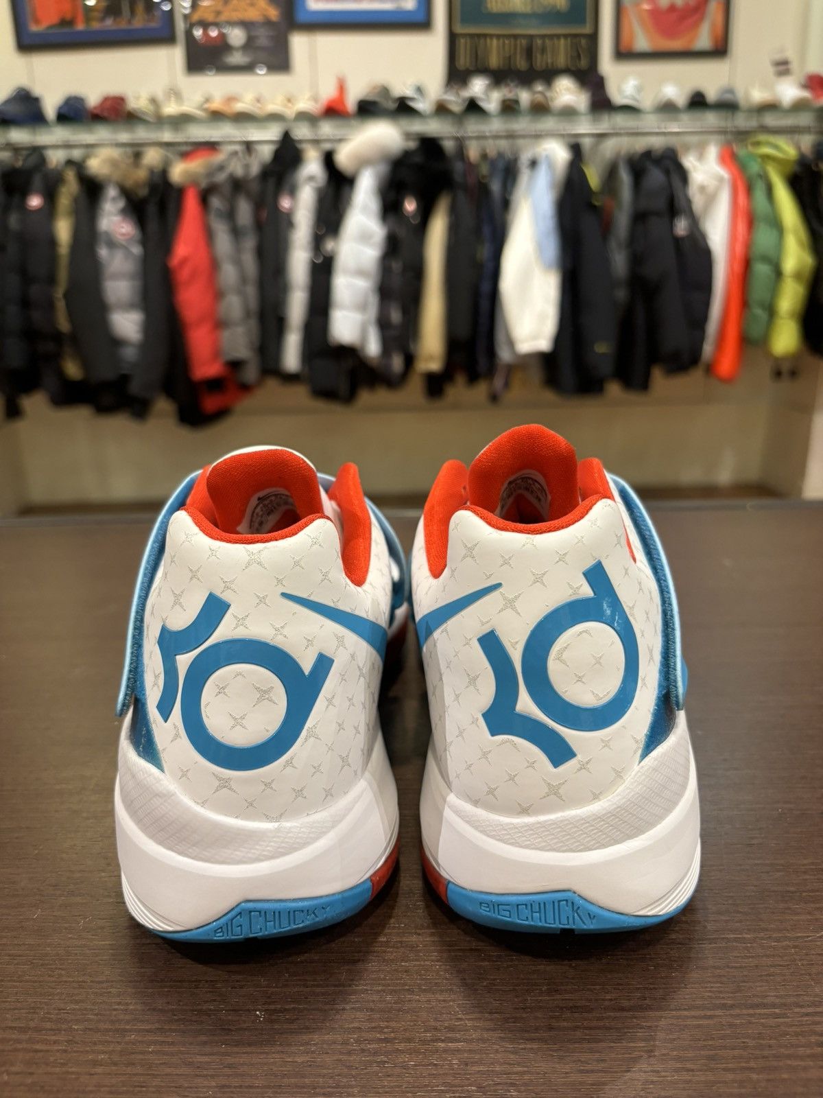 Nike Nike KD 4 N7 White Size US 11.5 / EU 44-45 - 4 Thumbnail