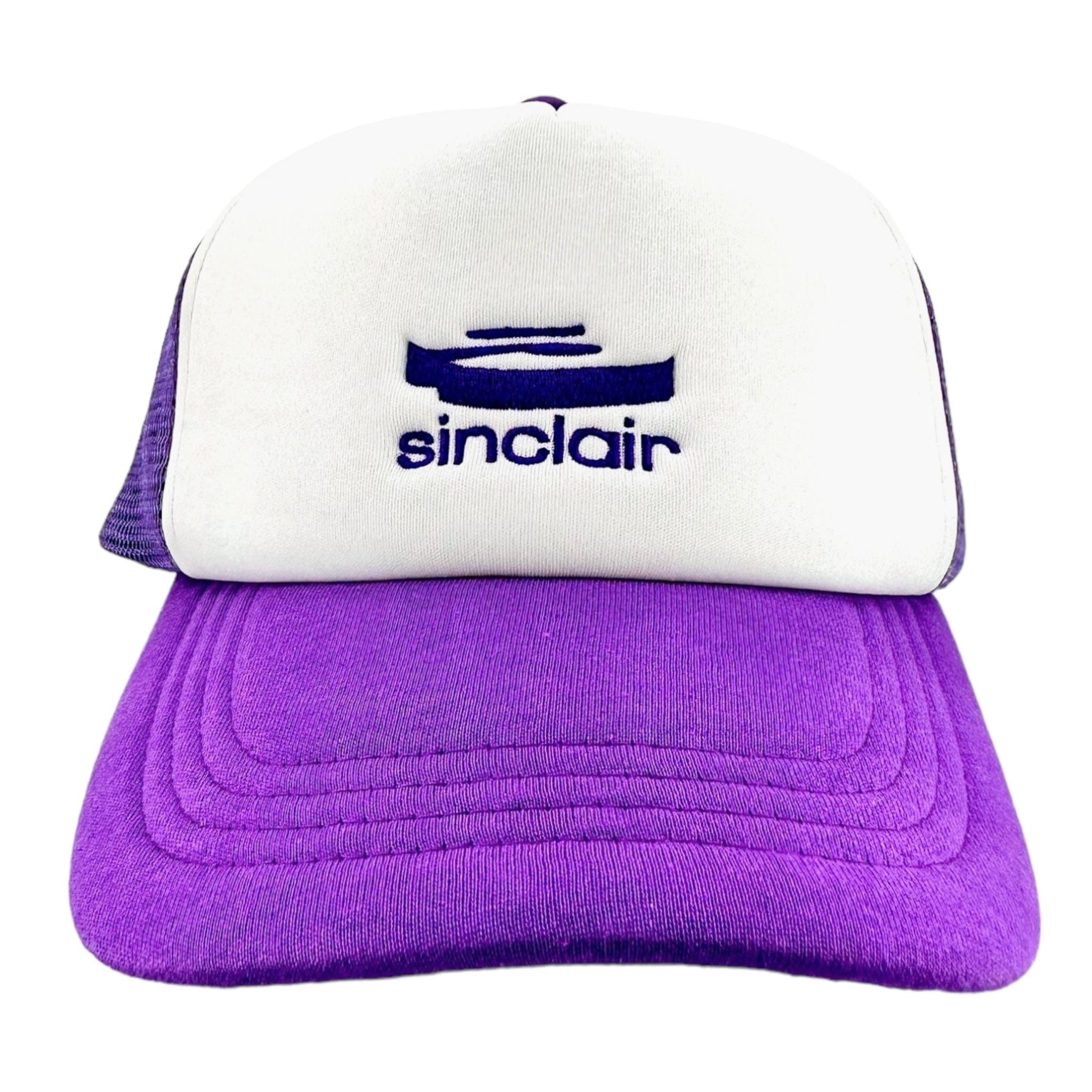 3D Logo Trucker Hat Purple White