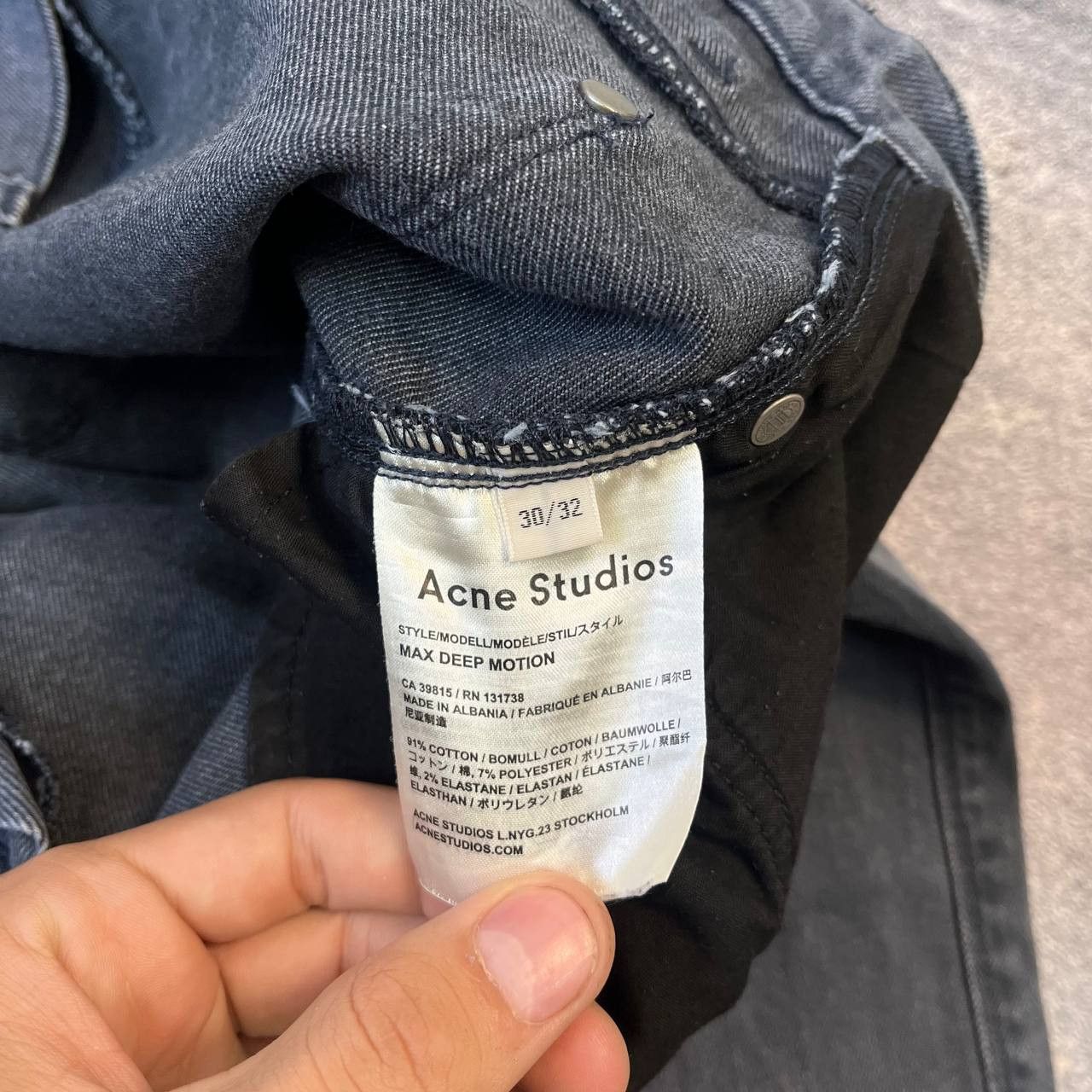 Acne Studios Vintage Acne Studios Luxury Baggy Denim Avantgarde Jeans Size US 33 - 8 Thumbnail