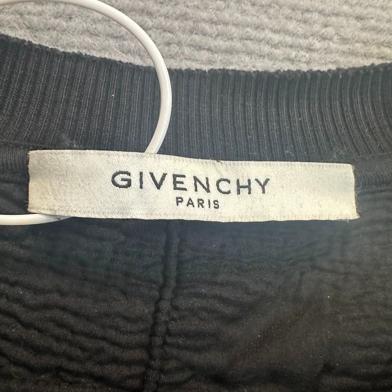 Givenchy Givenchy Black Destroyed Style Sweatshirt / M Size US M / EU 48-50 / 2 - 3 Thumbnail