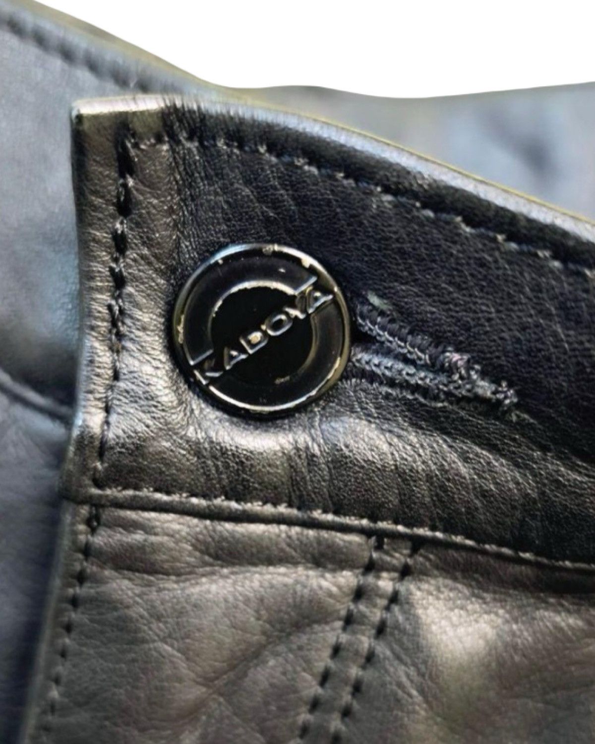 Kadoya Genuine Cow Hide Leather Biker Pants Size US 30 / EU 46 - 5 Thumbnail