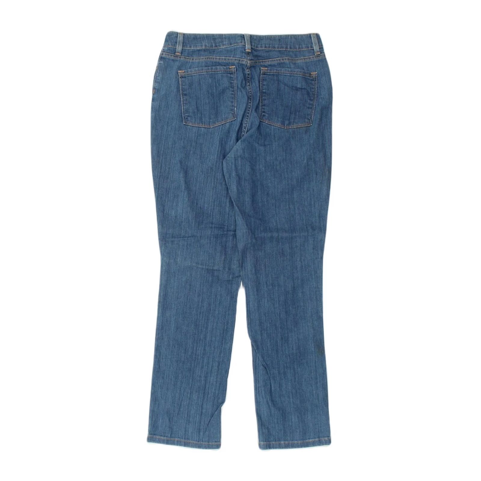 Vintage L.L.BEAN Womens Straight Jeans US 12 Large W32 L30 Blue Cotton Size 36" / US 14 / IT 50 - 2 Thumbnail