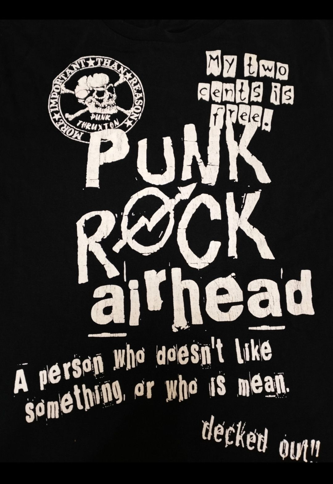 Band Tees Vintage Punk Rock Airhead Punk Long sleeve Shirt Size US L / EU 52-54 / 3 - 5 Thumbnail