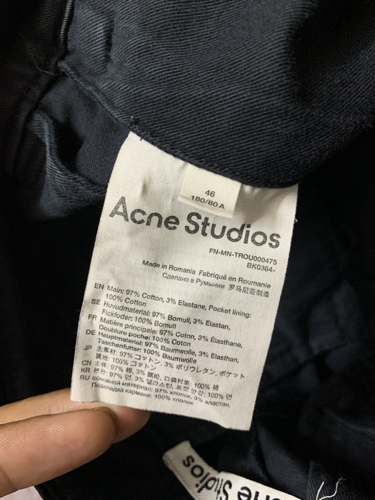Acne Studios Acne Studios Wide Baggy Distress Dirty Pants Size US 32 / EU 48 - 18 Thumbnail
