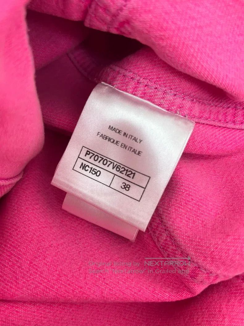 Chanel Chanel Fantasy pink camelia denim jacket Size XS / US 0-2 / IT 36-38 - 4 Thumbnail