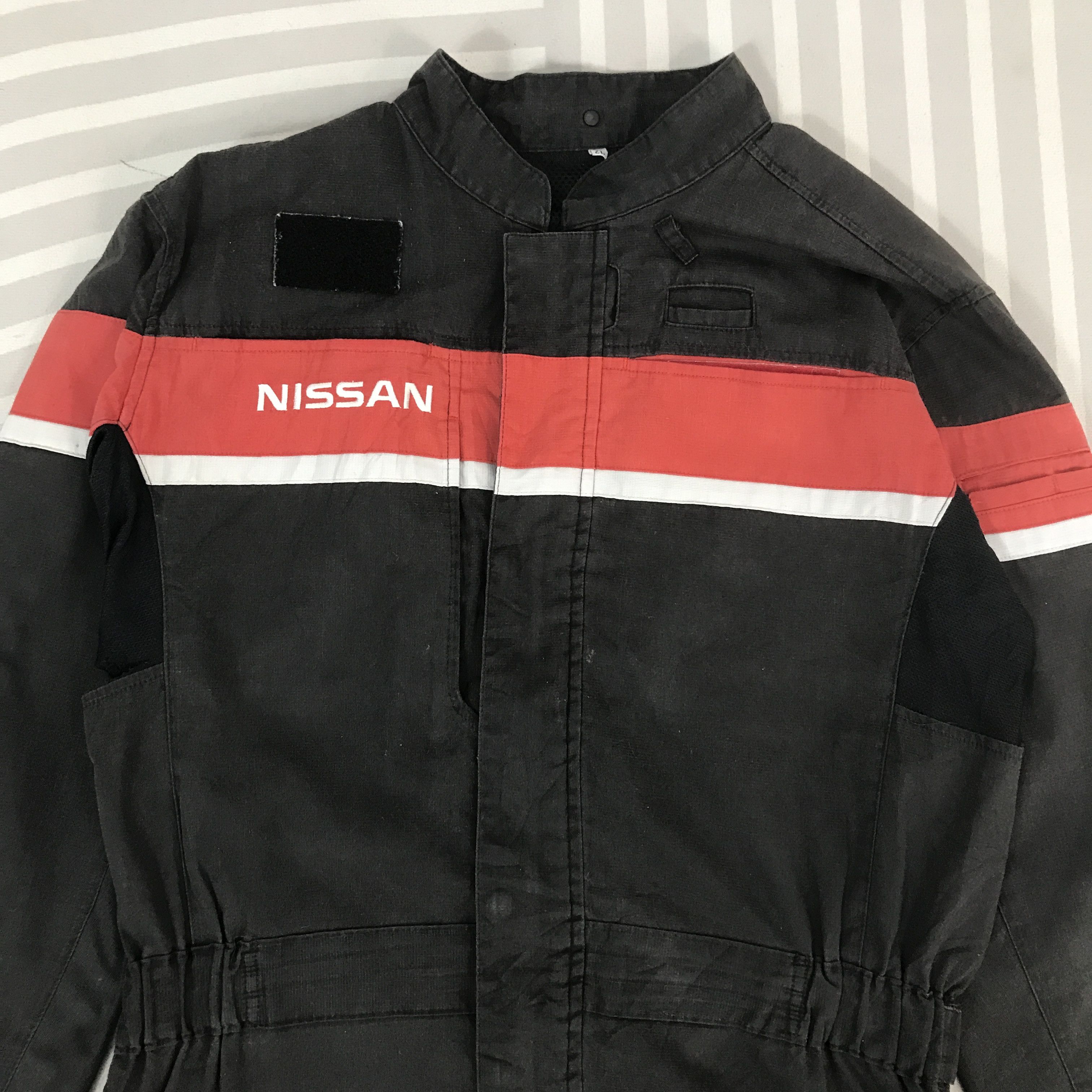 Japanese Brand Vintage Nissan Coverall Jacket K67B21 Size US L / EU 52-54 / 3 - 2 Thumbnail