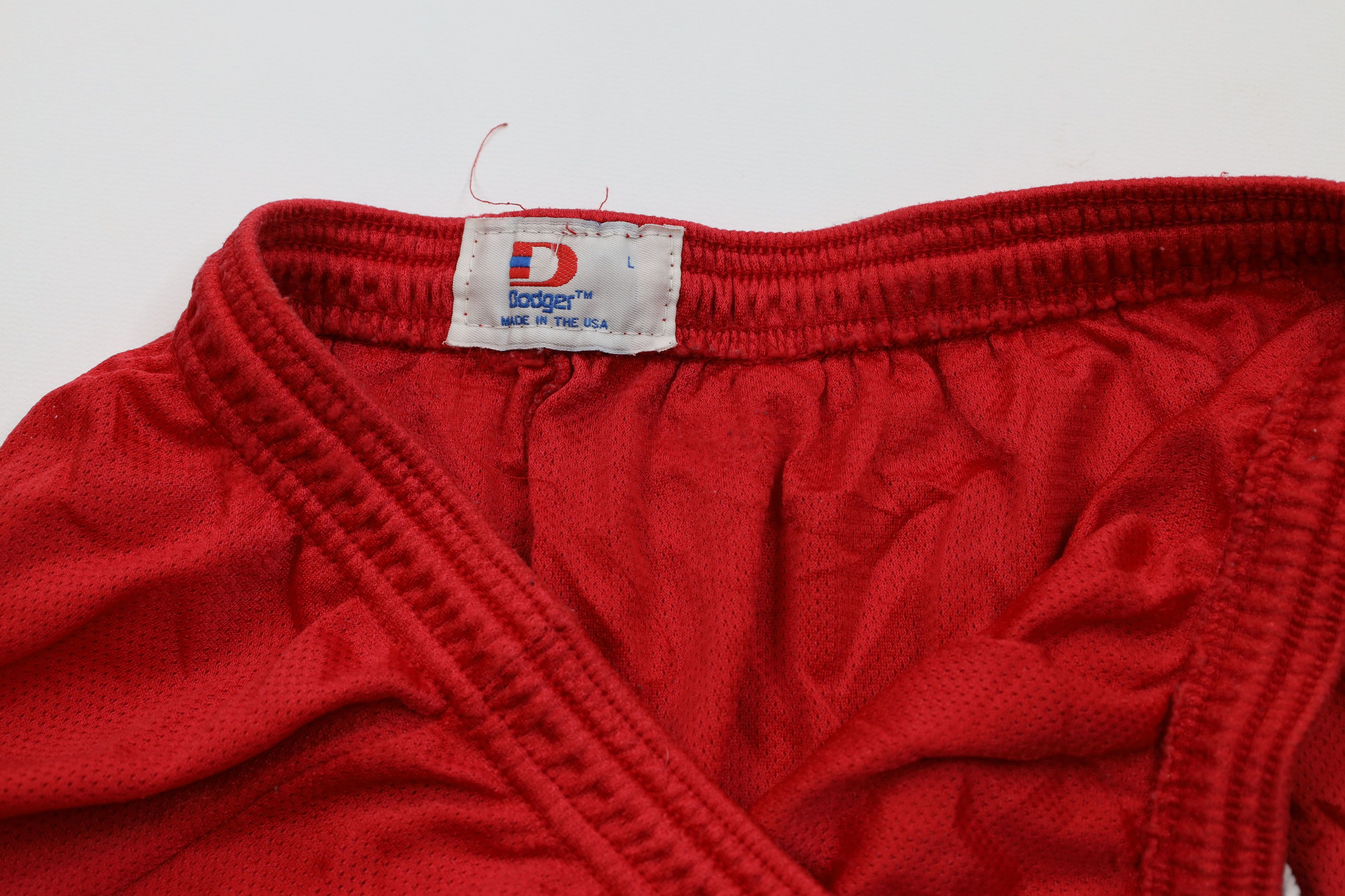 Vintage Vintage 90s Above Knee Ohio State University Shorts Red USA Size US 34 / EU 50 - 7 Thumbnail