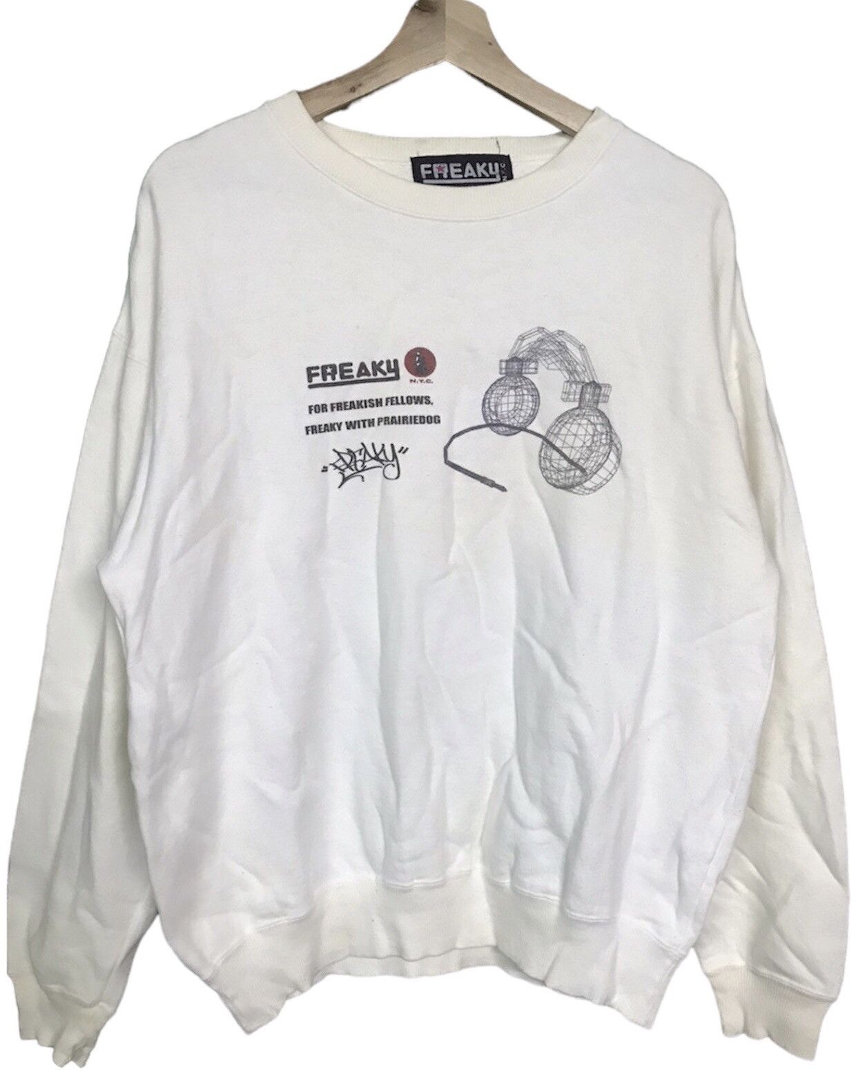 The Unbranded Brand Freaky Sweatshirt Crewneck Pullover Size US M / EU 48-50 / 2 - 1 Thumbnail