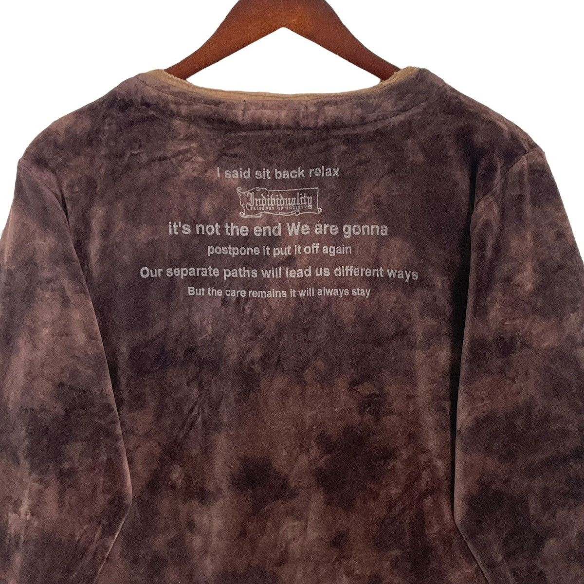 If Six Was Nine Vintage Velvet Rock Tee: Japanese Brand Punk Streetwear Size S / US 4 / IT 40 - 9 Thumbnail