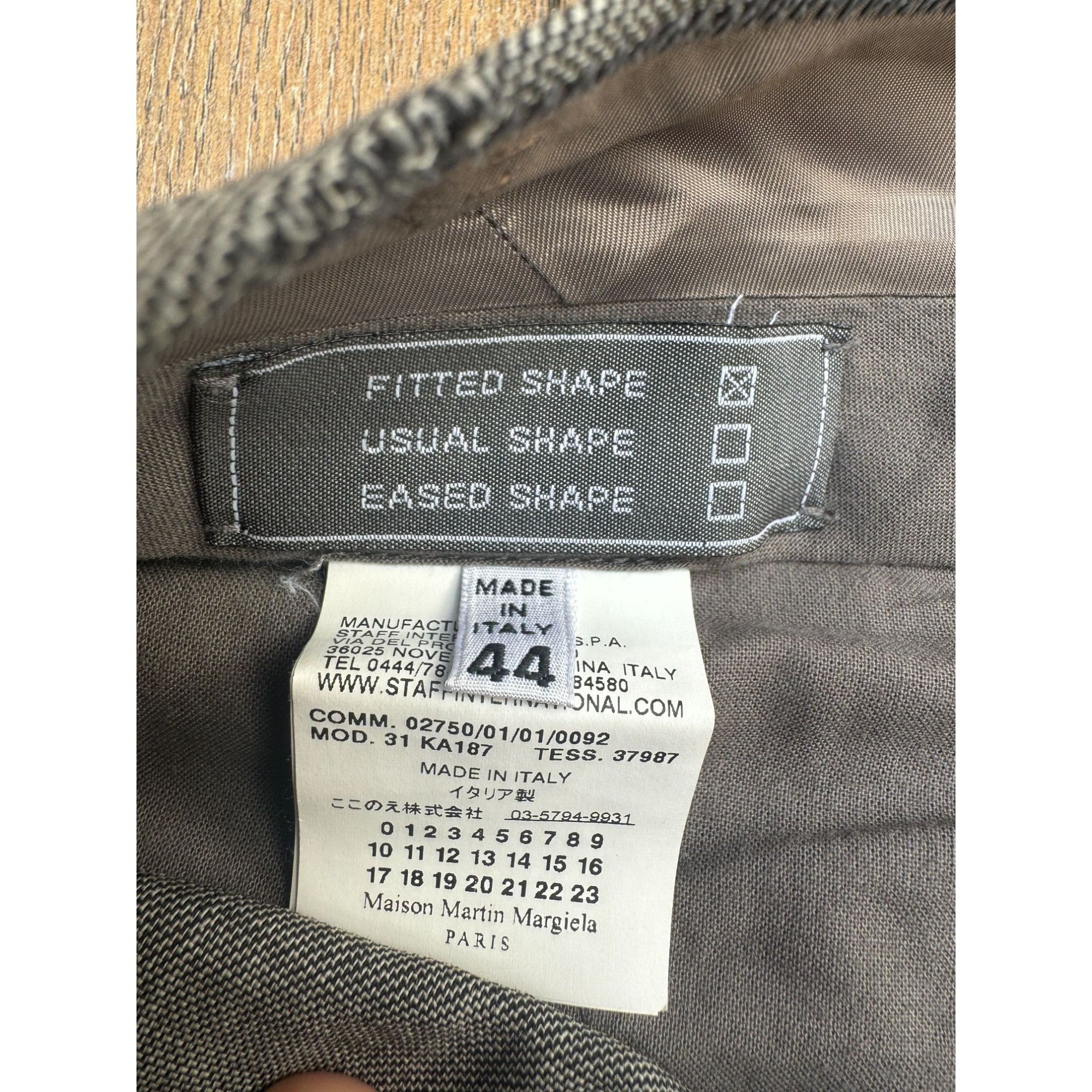 Maison Margiela FW 2009 Grey Wool Trousers Size 30" / US 8 / IT 44 - 9 Thumbnail