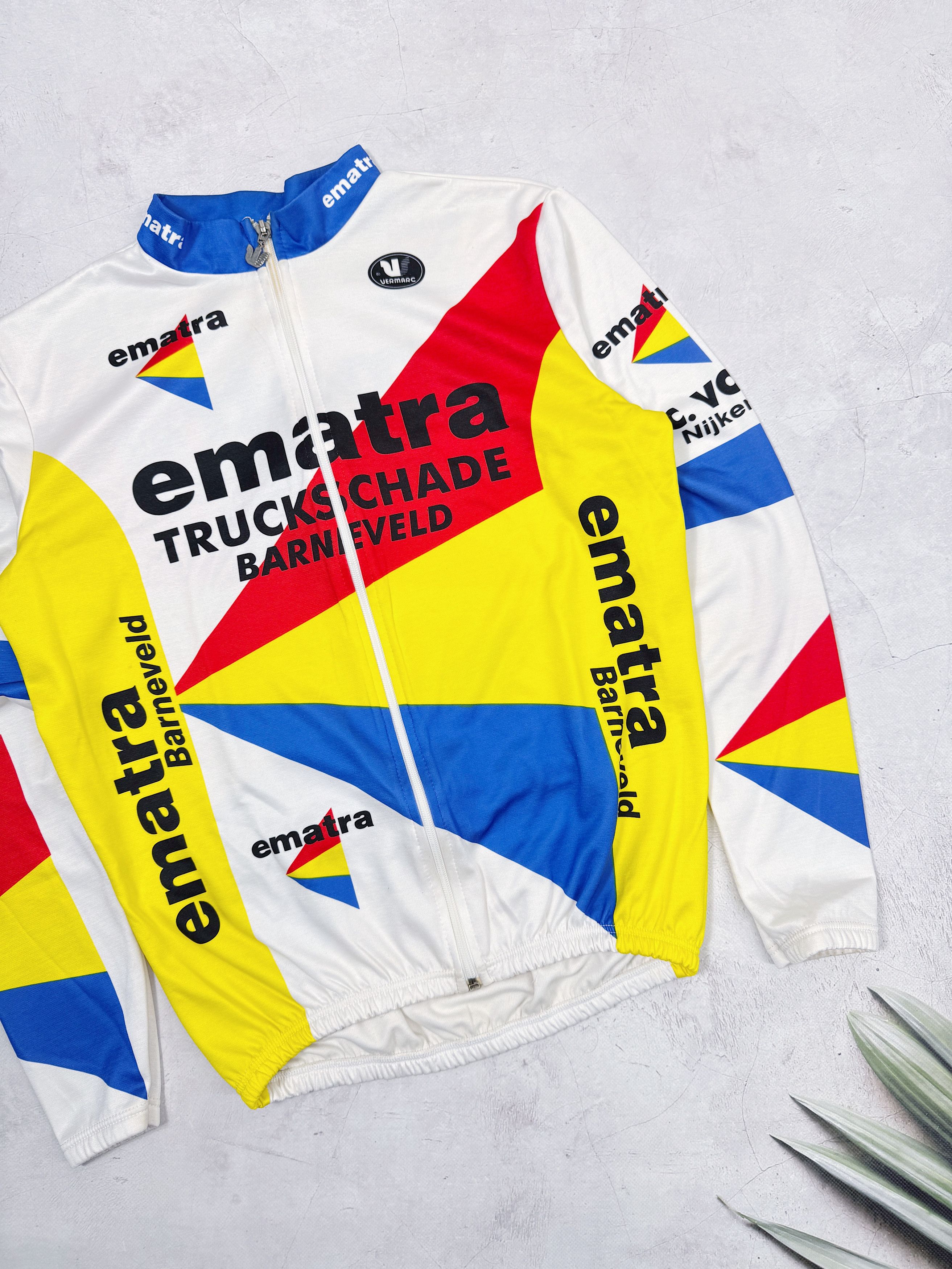 Vintage Vintage Vermarc Ematra Warm Cycling Jersey Size US L / EU 52-54 / 3 - 4 Thumbnail