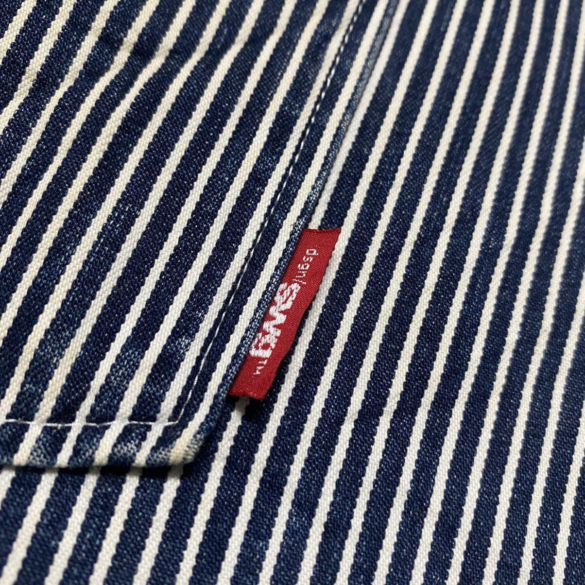 Swagger Swagger Hickory Striped Work Shirt Oversized Size US XL / EU 56 / 4 - 12 Thumbnail