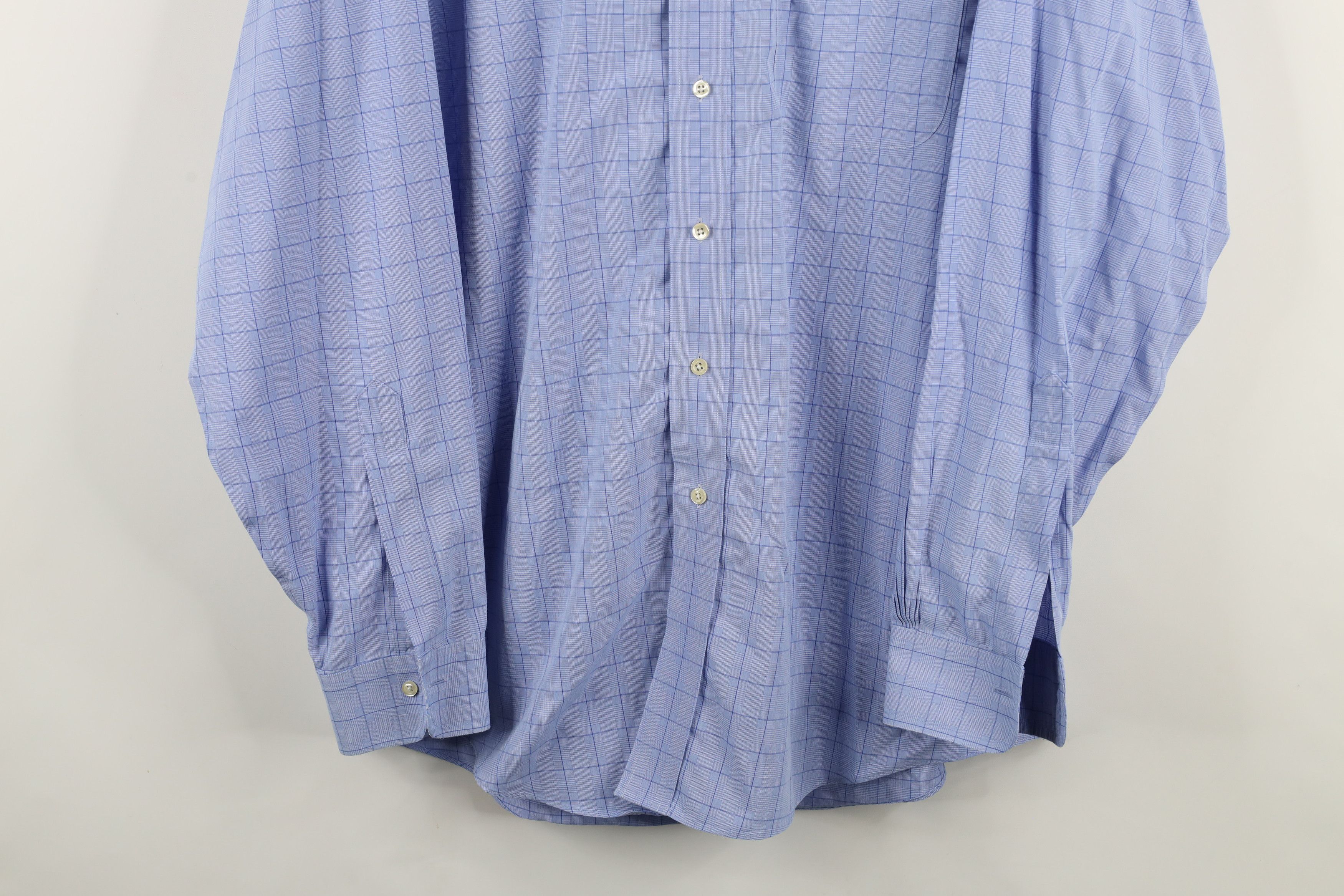 Brooks Brothers × Vintage Vintage 90s Brooks Brothers Fit Non Iron Button Shirt Plaid Size US M / EU 48-50 / 2 - 3 Thumbnail
