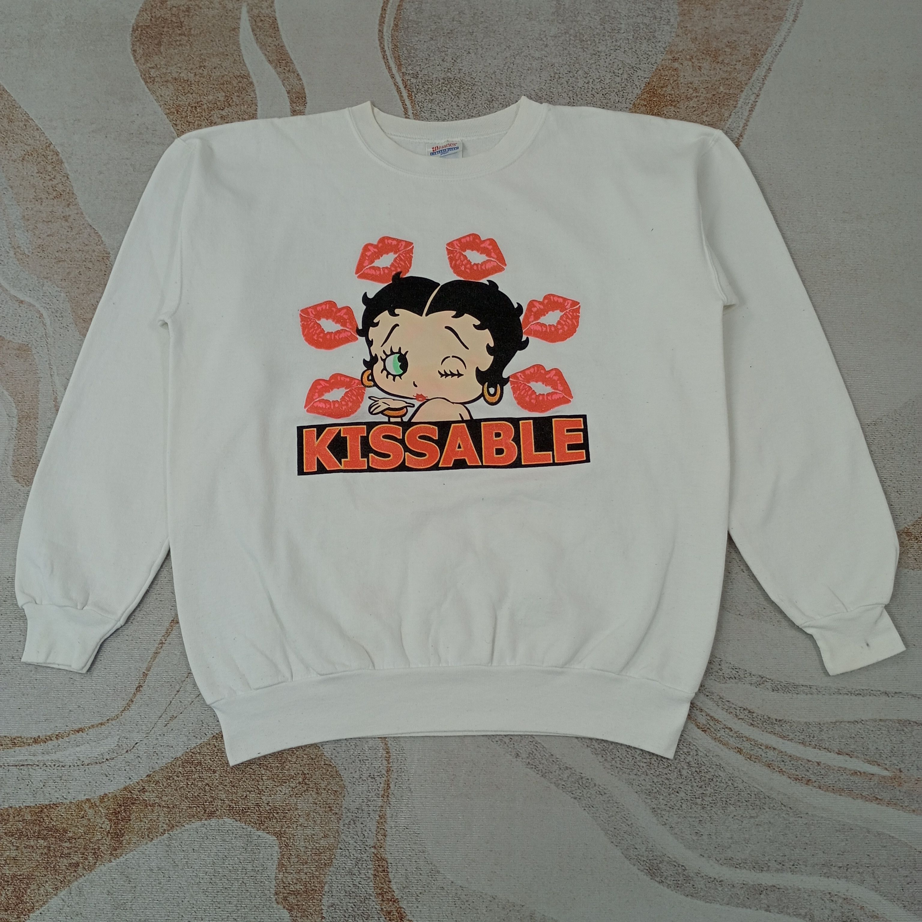 Vintage Betty Boop Sweatshirt c238n2 Size US M / EU 48-50 / 2 - 1 Thumbnail