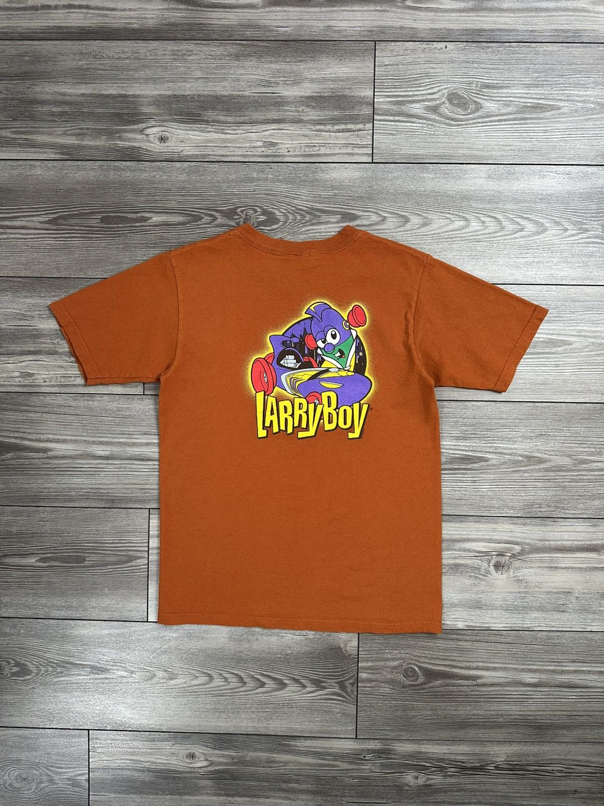 Vintage Vintage Y2K VeggieTales Larry Boy T Shirt Size US S / EU 44-46 / 1 - 2 Thumbnail