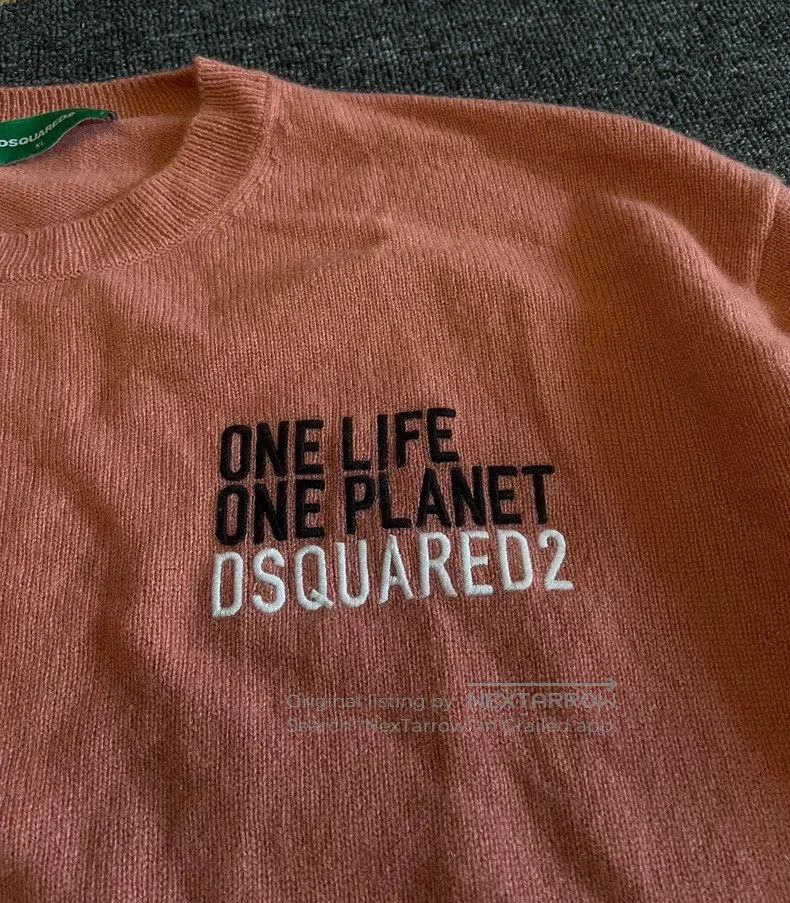 Dsquared2 DSquared2 Orange Wool Sweater. Size US M / EU 48-50 / 2 - 2 Thumbnail