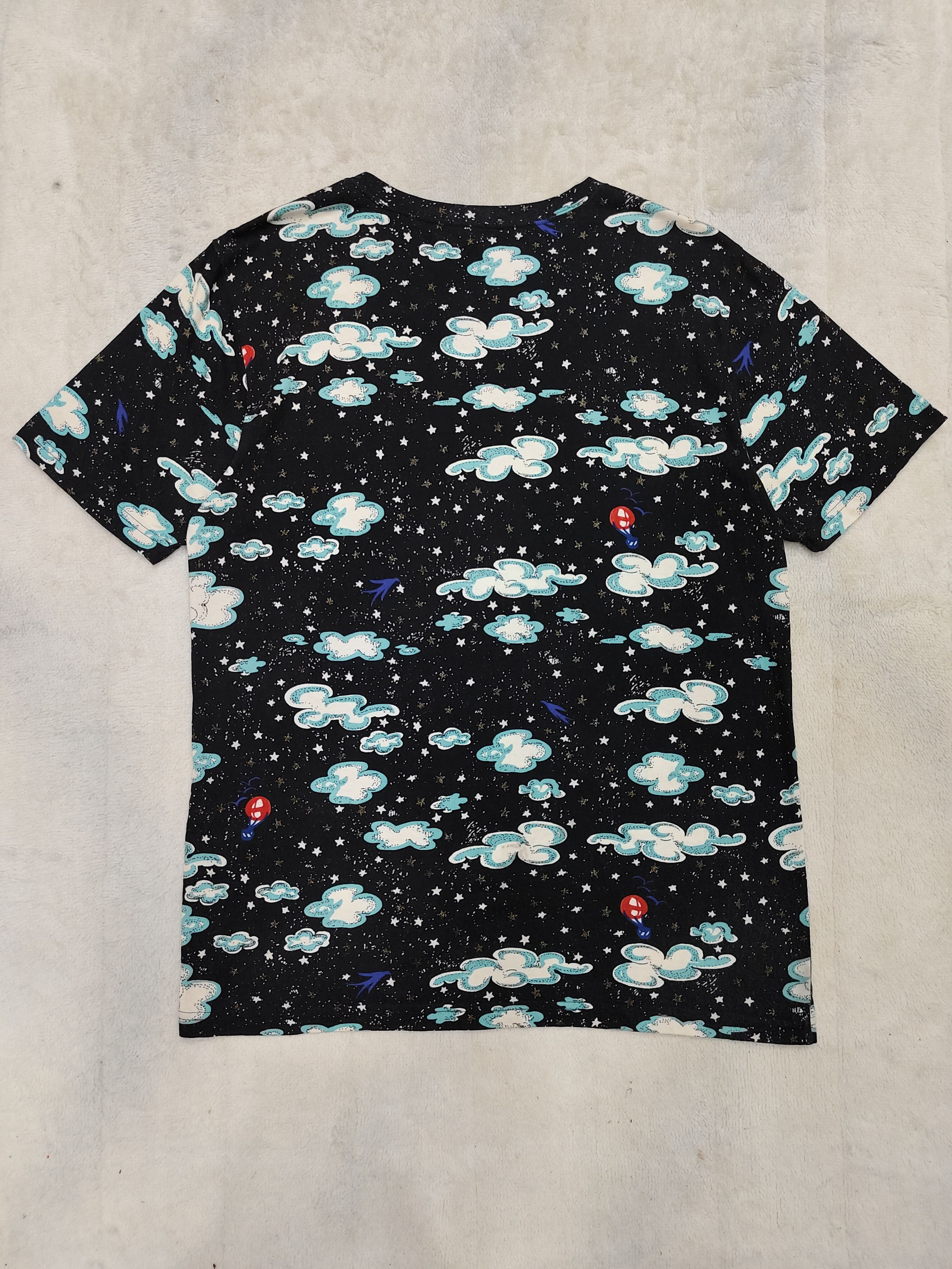 Tsumori Chisato 🇯🇵 Tsumori Chisato 🇯🇵 All Over Print Cloud Art Tshirt Size L / US 10 / IT 46 - 3 Thumbnail