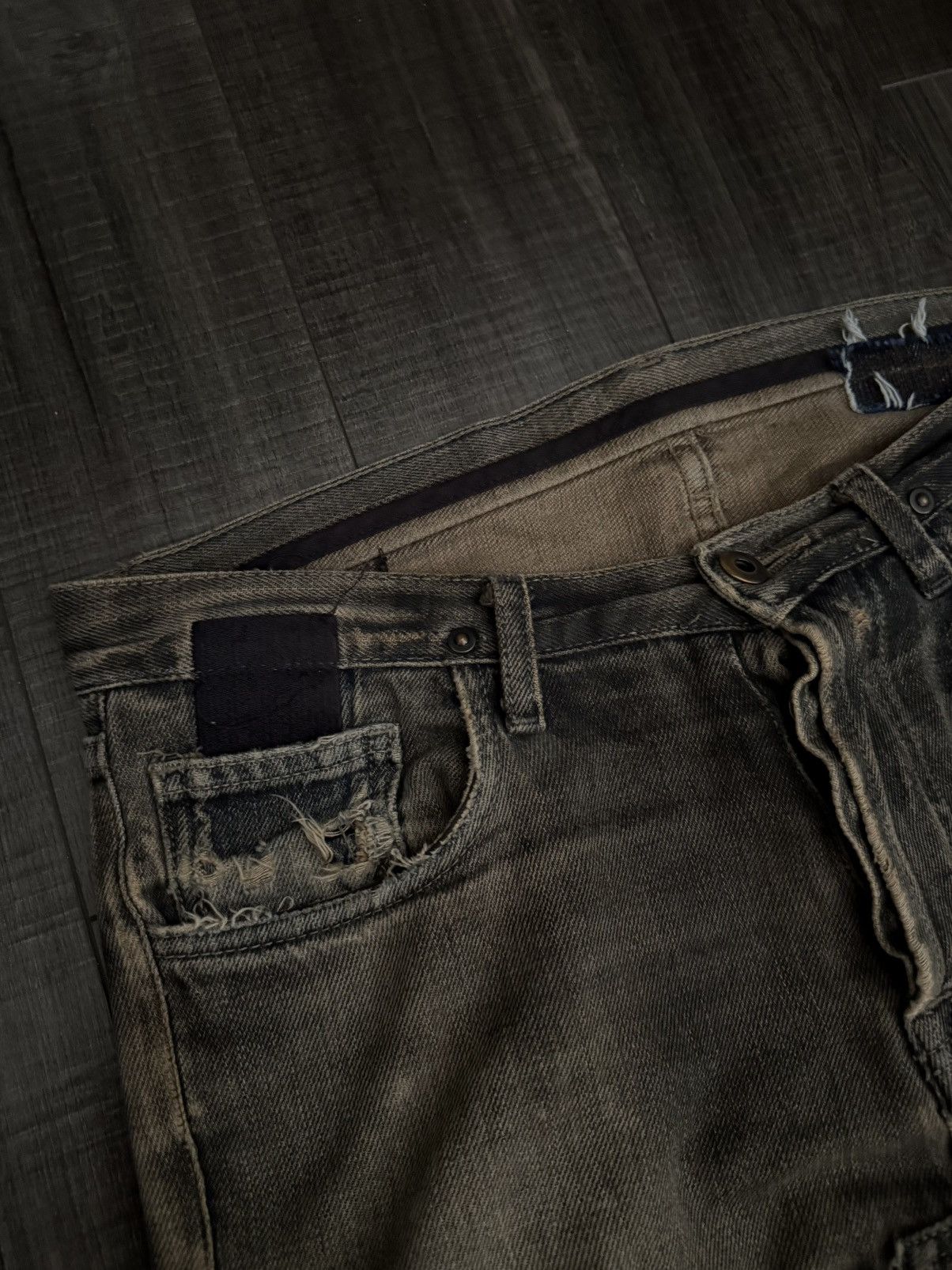 Rick Owens slab Rick Owens Exploder Dust Detroit Denim Size US 32 / EU 48 - 3 Thumbnail