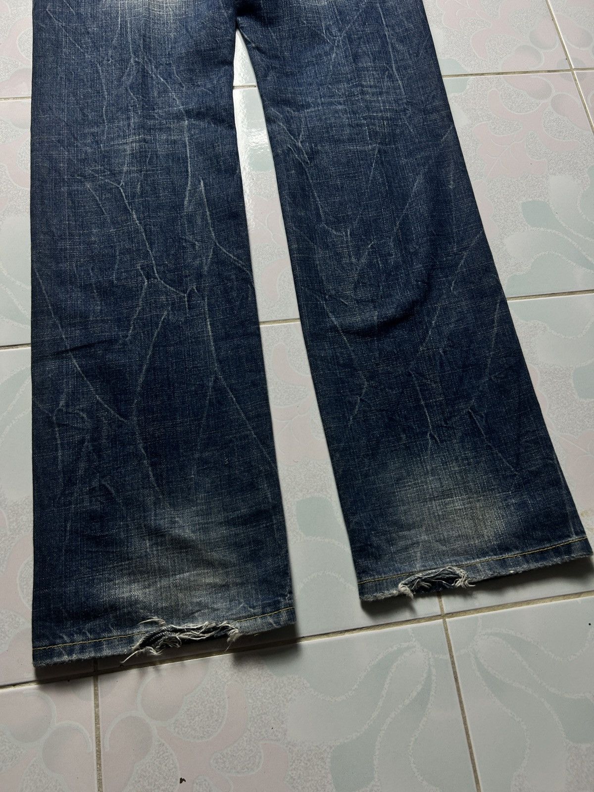 20471120 Vintage Japanese Red Pepper Red Label Denim Jeans Size US 35 - 10 Thumbnail