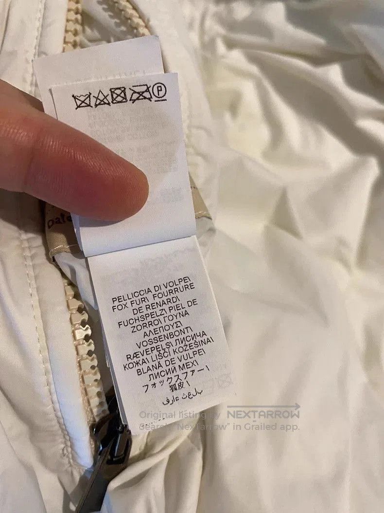 Brunello Cucinelli Brunello Cucinelli Pearl White Down Coat. Size US M / EU 48-50 / 2 - 5 Thumbnail