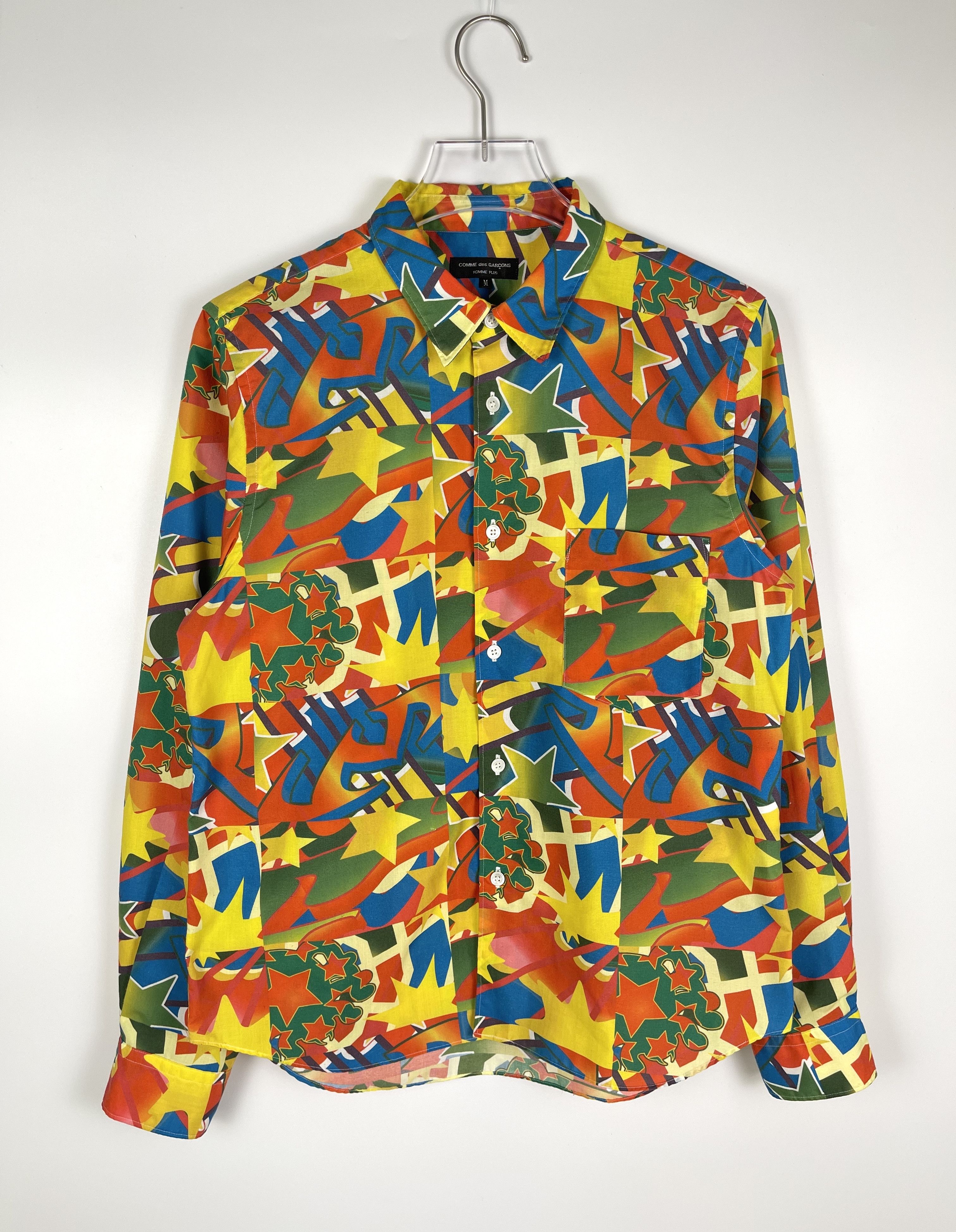Comme des Garcons × Comme des Garcons Homme Plus Comme Des Garcons Homme Plus A/W01 Psychedelic Shirt Size US M / EU 48-50 / 2 - 1 Thumbnail