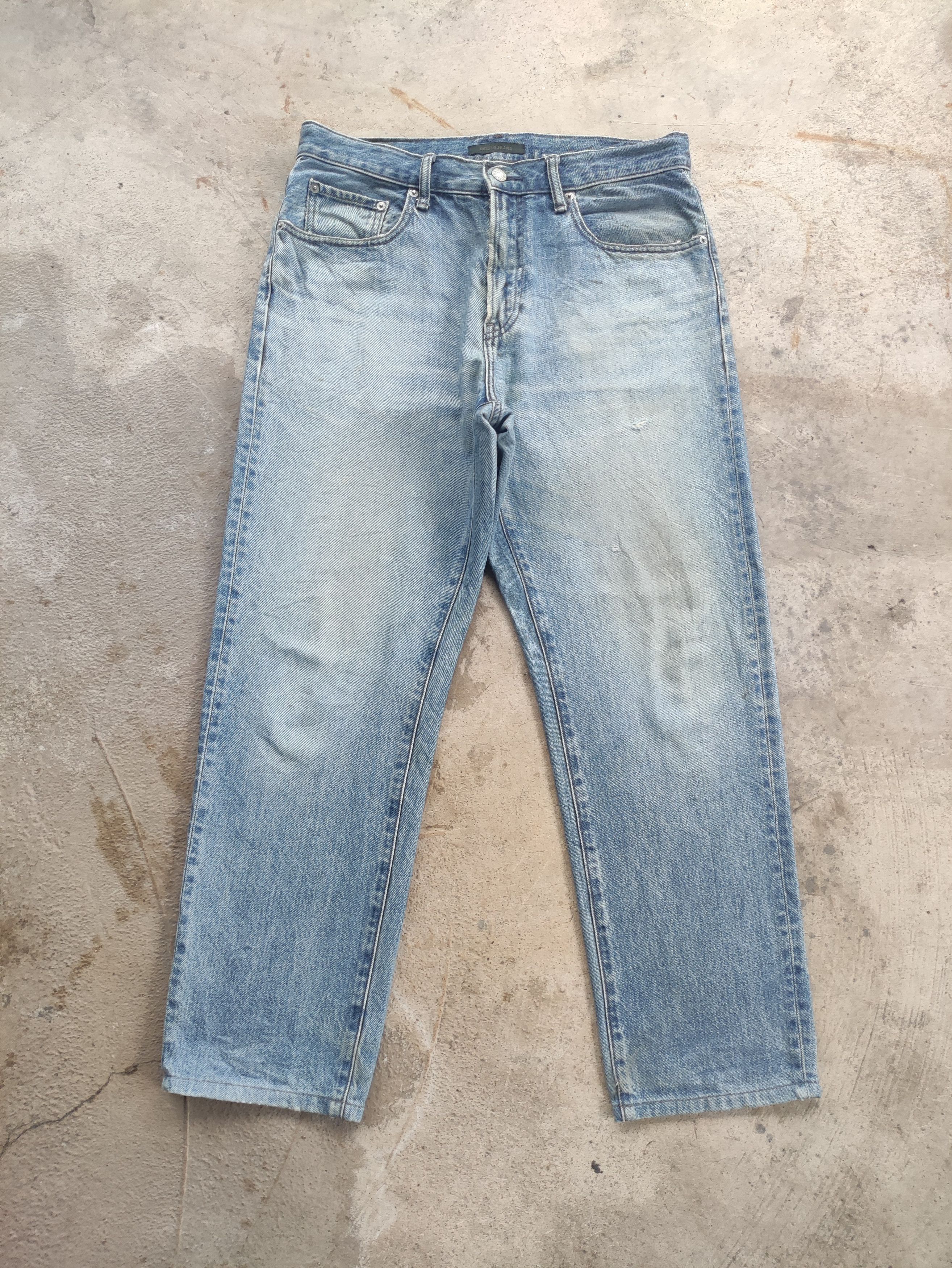 Japanese Brand Vintage Japanese Buggy Denim Distressed Faded Pants W34 Size US 34 / EU 50 - 1 Thumbnail