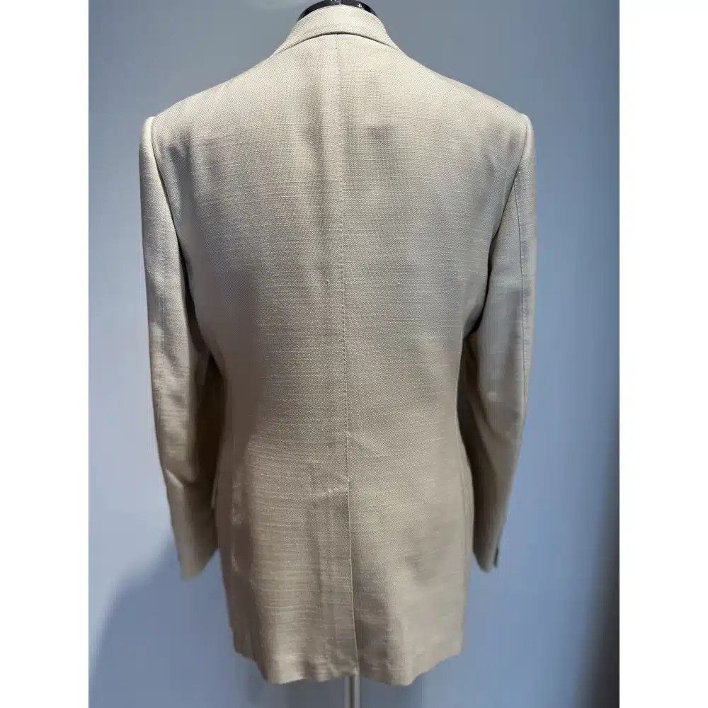 Tom Ford o1sndg0825 15ML40 Single Breast Atticus Blazer in Beige Size US M / EU 48-50 / 2 - 3 Thumbnail