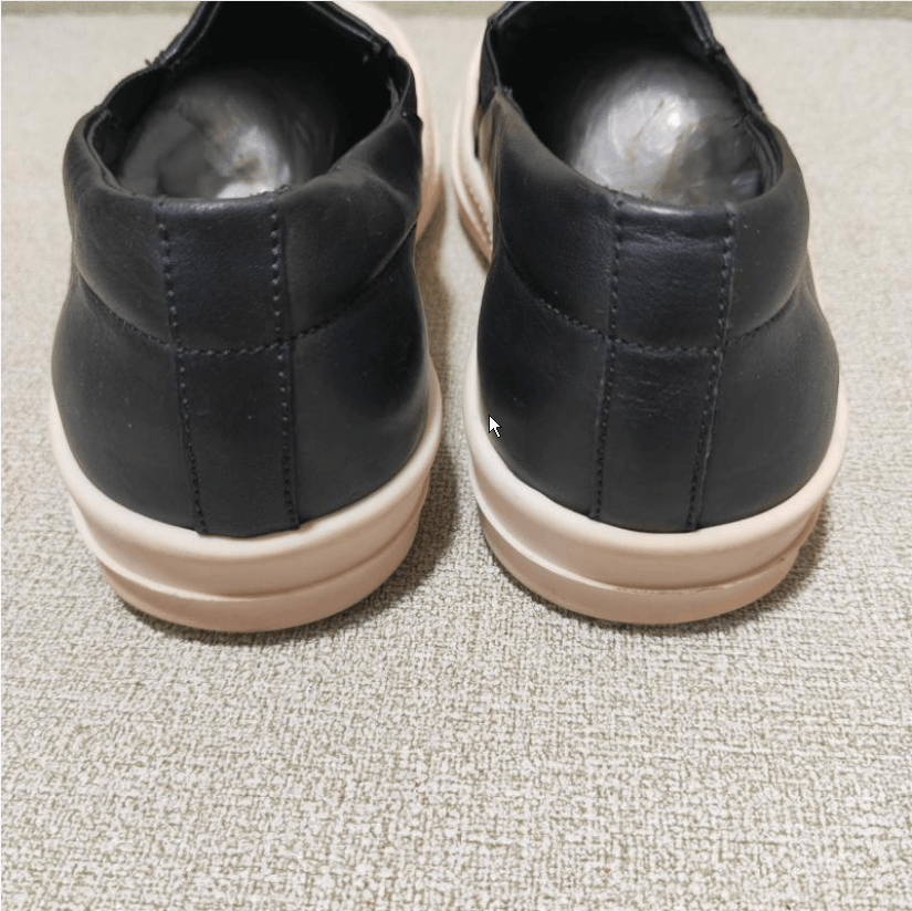 Rick Owens Rick Owens Black Leather Round Toe Sneakers Men's Size US 6 / EU 39 - 2 Thumbnail